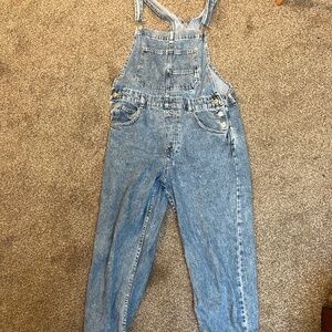 Free People Size Small Denim Overalls